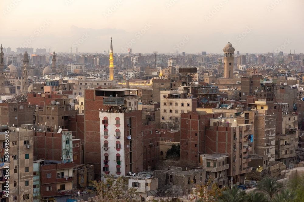 Cityscape of Cairo city