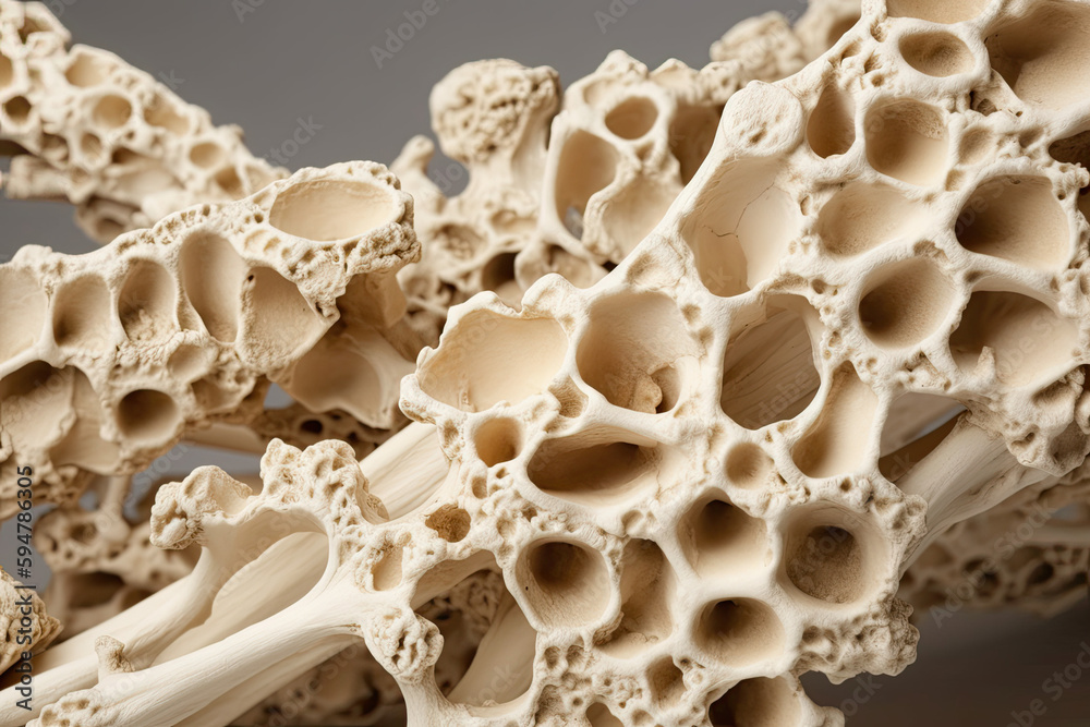 Osteoporosis, bone structure, Generative AI Osteoporosis, bone structure, Generative AI