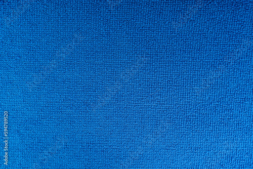A bright dark blue micro fiber texture background