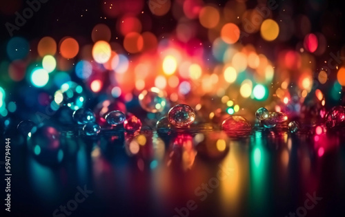 background with colorful lights