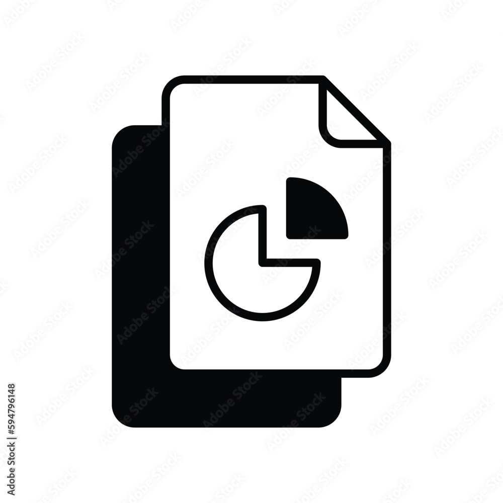 Document icon Stock Illustration.