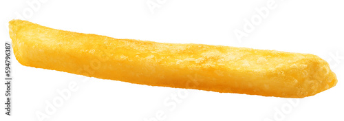french fries, potato fry isolated on white background, full depth of field photo