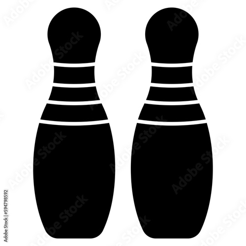 Skittles showcasing concept of bowling game