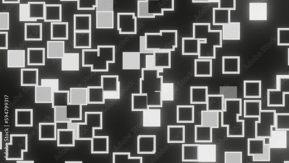 Black and white matrix blocks computer graphics Black and white matrix blocks computer graphics