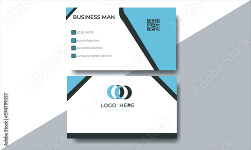 business card designsimple clean layout design template , Business banner template for website photo