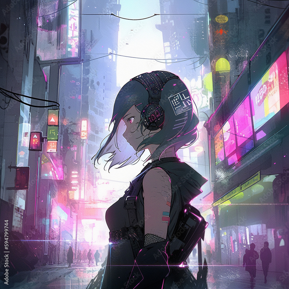 an awe inspiring 1980s japanese cyberpunk anime style | Stable Diffusion |  OpenArt