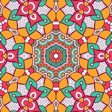 Abstract Pattern Mandala Flowers Plant Art Colorful Red Green Yellow 648