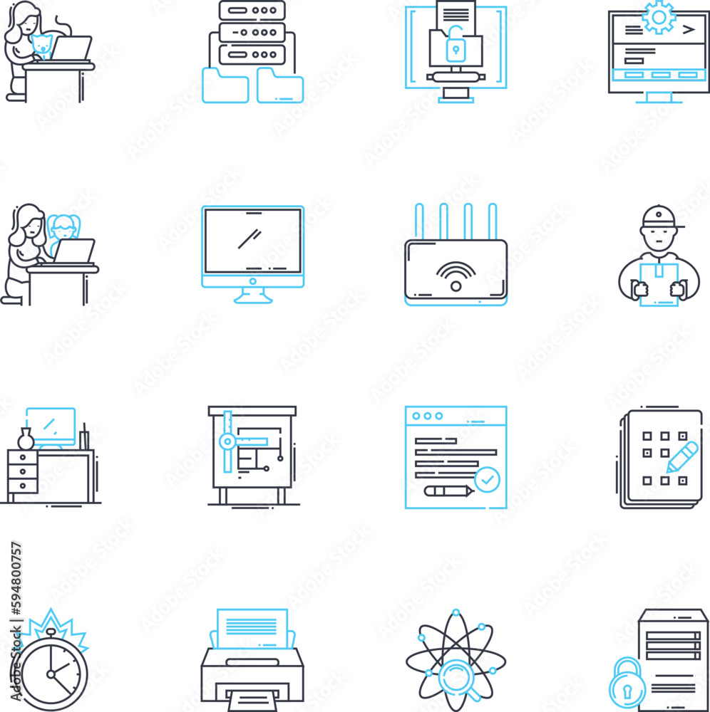 Cyber security linear icons set. Encryption, Firewall, Malware, Passwords, Phishing, Vulnerability, Cybercrime line vector and concept signs. Cyberattack,Cyberdefense,Spyware outline illustrations Cyber security linear icons set. Encryption, Firewall, Malware, Passwords, Phishing, Vulnerability, Cybercrime line vector and concept signs. Cyberattack,Cyberdefense,Spyware outline illustrations