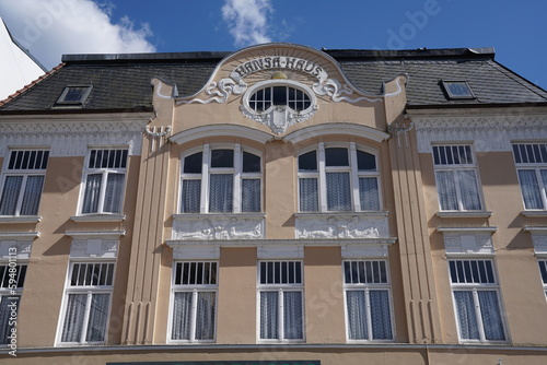 Renovierte Fassade Gründerzeit Herford NRW Deutschland