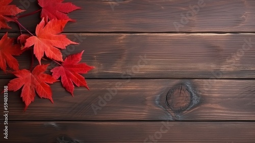 Canada Day. Canadian symbols, maple leaf, Canadian flag, background. Generative AI photo