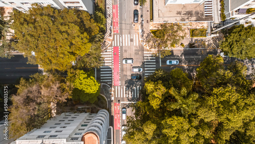 Bairro Higienópolis São Paulo Avenida Angélica Ruas Parque Buenos Aires Prédios Residenciais Urbana Cidade Metrópole Construção Engenharia Aéreo Drone Janelas Telhados Carros Pacaembu Paisagem SP photo