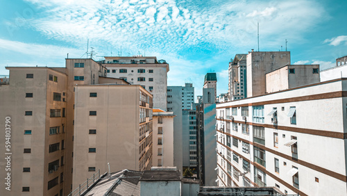 Bairro Higienópolis São Paulo Avenida Angélica Ruas Parque Buenos Aires Prédios Residenciais Urbana Cidade Metrópole Construção Engenharia Aéreo Drone Janelas Telhados Carros Pacaembu Paisagem SP photo