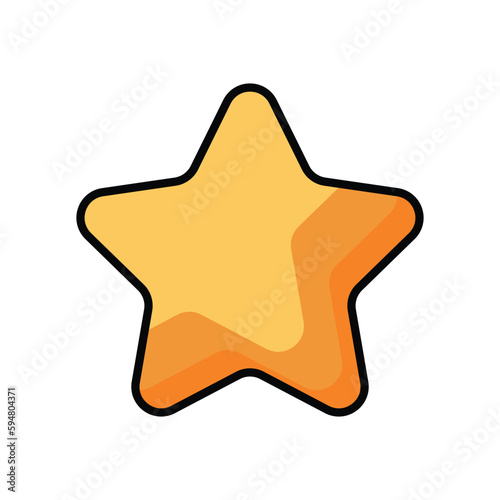 Star icons Stock illustration.