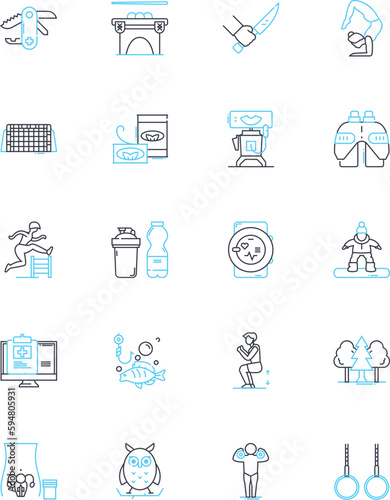 Positive intention linear icons set. Kindness, Empathy, Gratitude, Forgiveness, Generosity, Compassion, Selflessness line vector and concept signs. Understanding,Respect,Appreciation outline