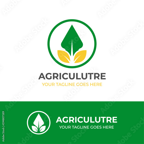 Farm Logo Design with Puppet Graphic Vector