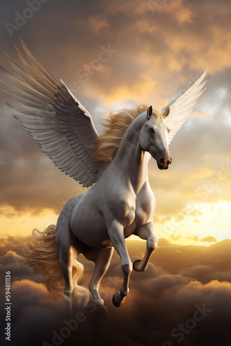 Pegasus horse  photo