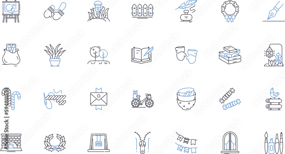 Artistic organization line icons collection. Gallery, Museum, Studio, Exhibition, Event, Show, Performance vector and linear illustration. Art,Collection,Installation outline signs set Artistic organization line icons collection. Gallery, Museum, Studio, Exhibition, Event, Show, Performance vector and linear illustration. Art,Collection,Installation outline signs set