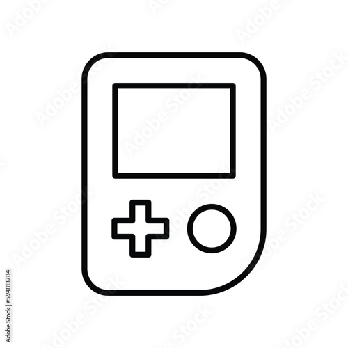 Game Boy icons Stock illustration.