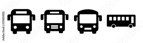 Bus icon vector illustration. bus sign and symbol. transport symbol