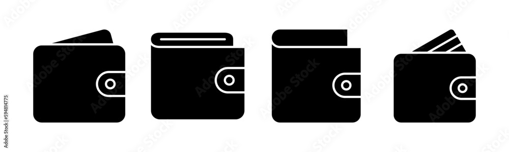 Wallet icon vector illustration. wallet sign and symbol Wallet icon vector illustration. wallet sign and symbol