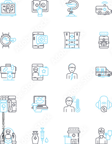 Personal care linear icons set. Hygiene, Grooming, Skincare, Haircare, Oralcare, Bathing, Facial line vector and concept signs. Manicure,Pedicure,Shaving outline illustrations