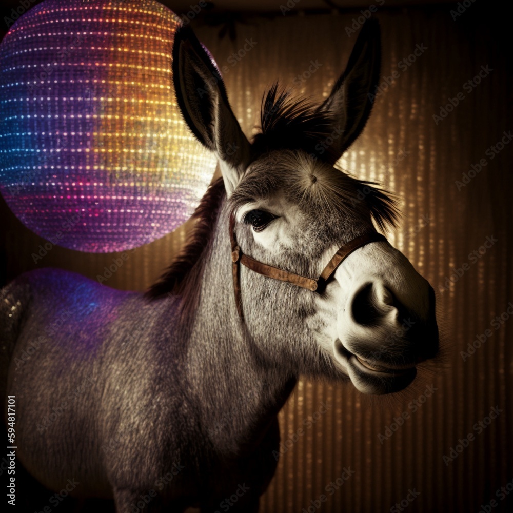 Obraz premium Disco Donkey