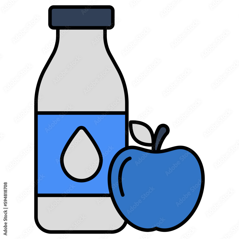 A unique design icon of healthy diet A unique design icon of healthy diet