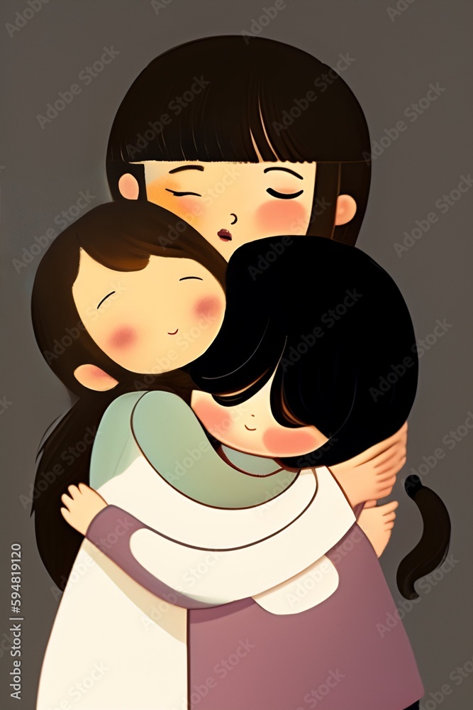 Obraz premium mother and child