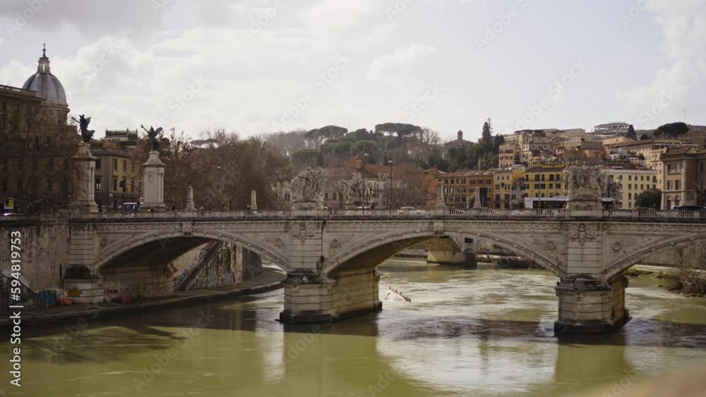 View of the famous Italian bridge View of the famous Italian bridge