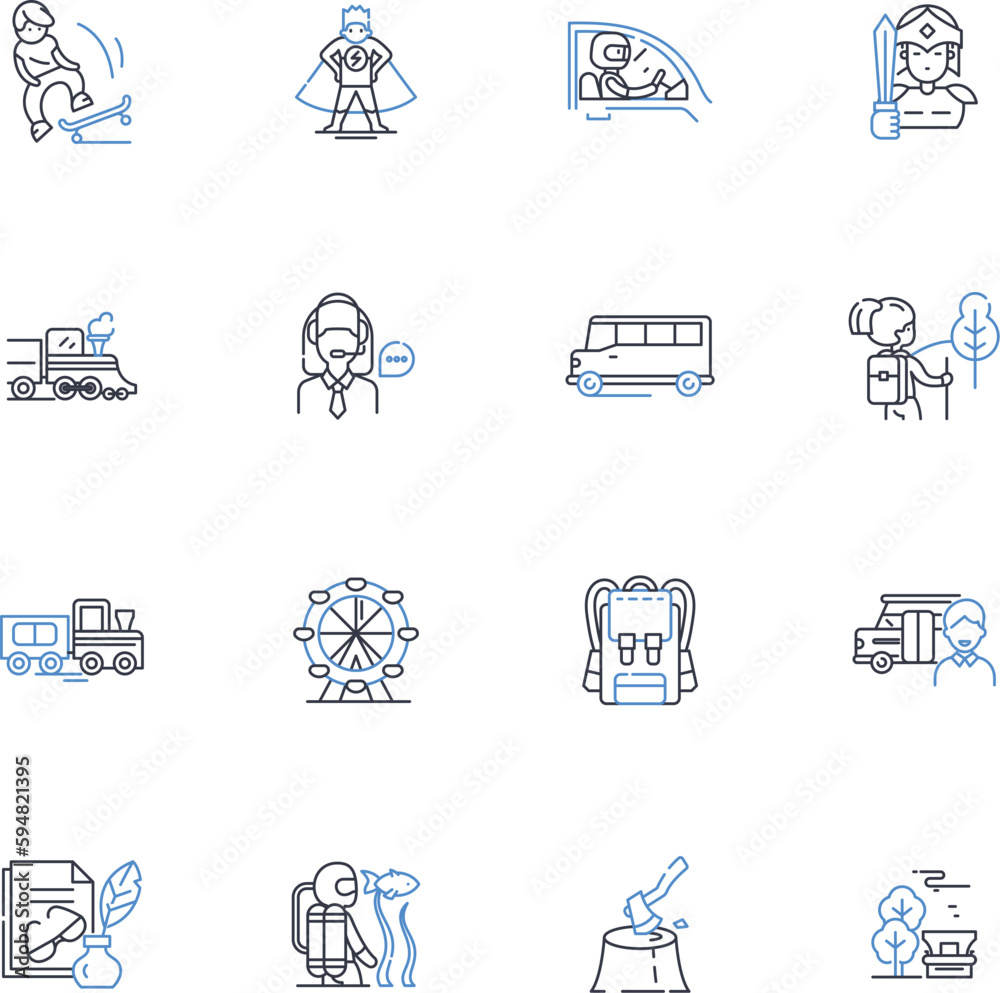 Visiting monuments line icons collection. Scenic, Historic, Majestic, Iconic, Inspiring, Architectural, Cultural vector and linear illustration. Ancient,Artistic,Grand outline signs set Visiting monuments line icons collection. Scenic, Historic, Majestic, Iconic, Inspiring, Architectural, Cultural vector and linear illustration. Ancient,Artistic,Grand outline signs set