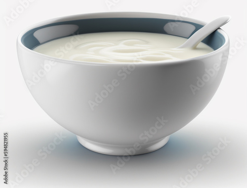 A bowl of milk 