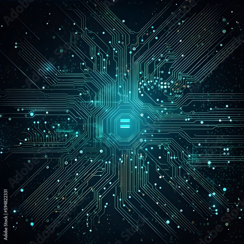 Circuit board background, Technology and science concept