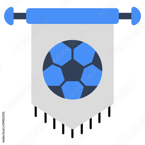 An icon design of sports badge 