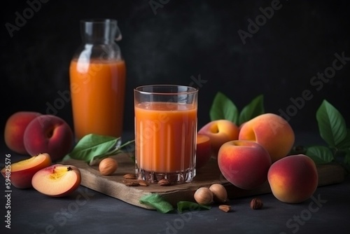 abricot  fruit  aliment  jus  gicl    frais  sucr    fra  cheur  d  licieux  juteuse  dessert  organique  gros plan. Generative AI