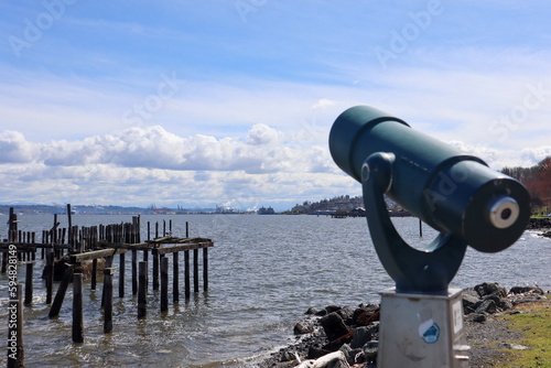 Ruston Way Market on waterfront in Tacoma, Washington