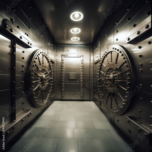 bank vault door photo