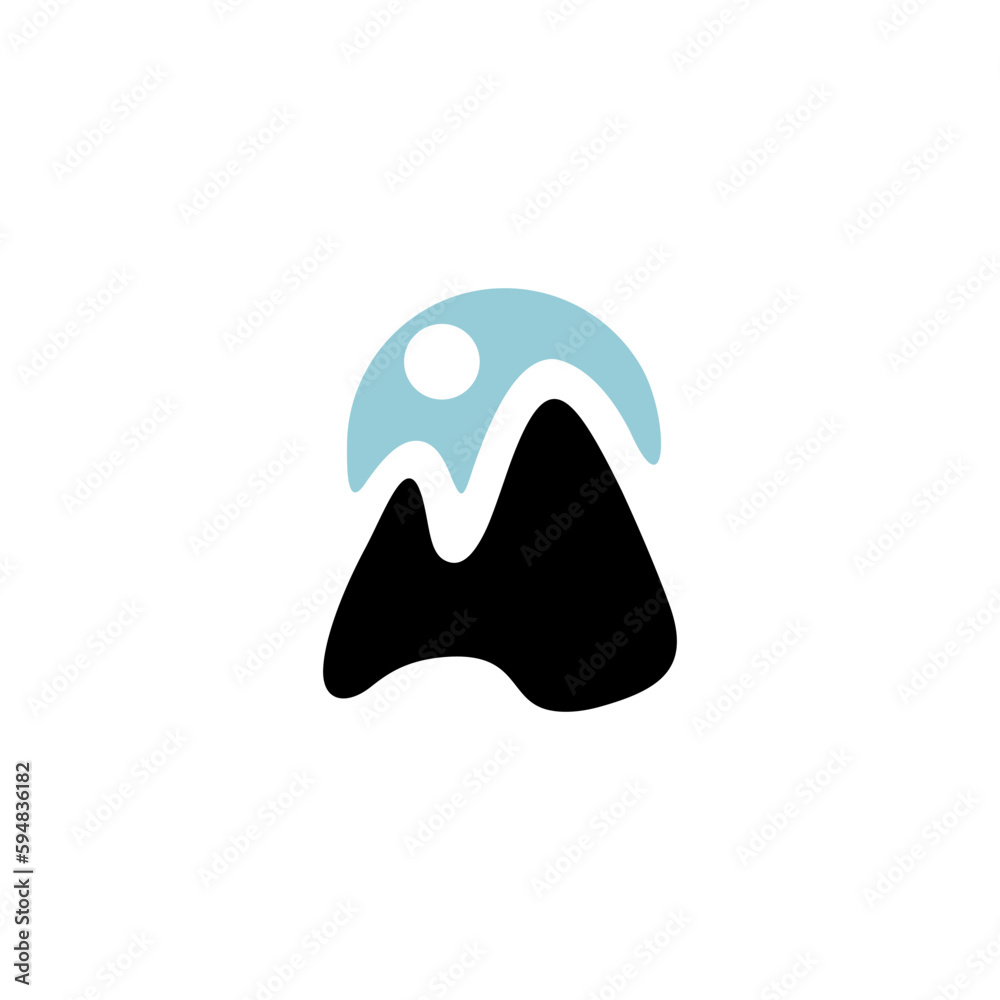 mountain simple logo/icon, Suitable for logos, icons, signs, t-shirt designs and others mountain simple logo/icon, Suitable for logos, icons, signs, t-shirt designs and others