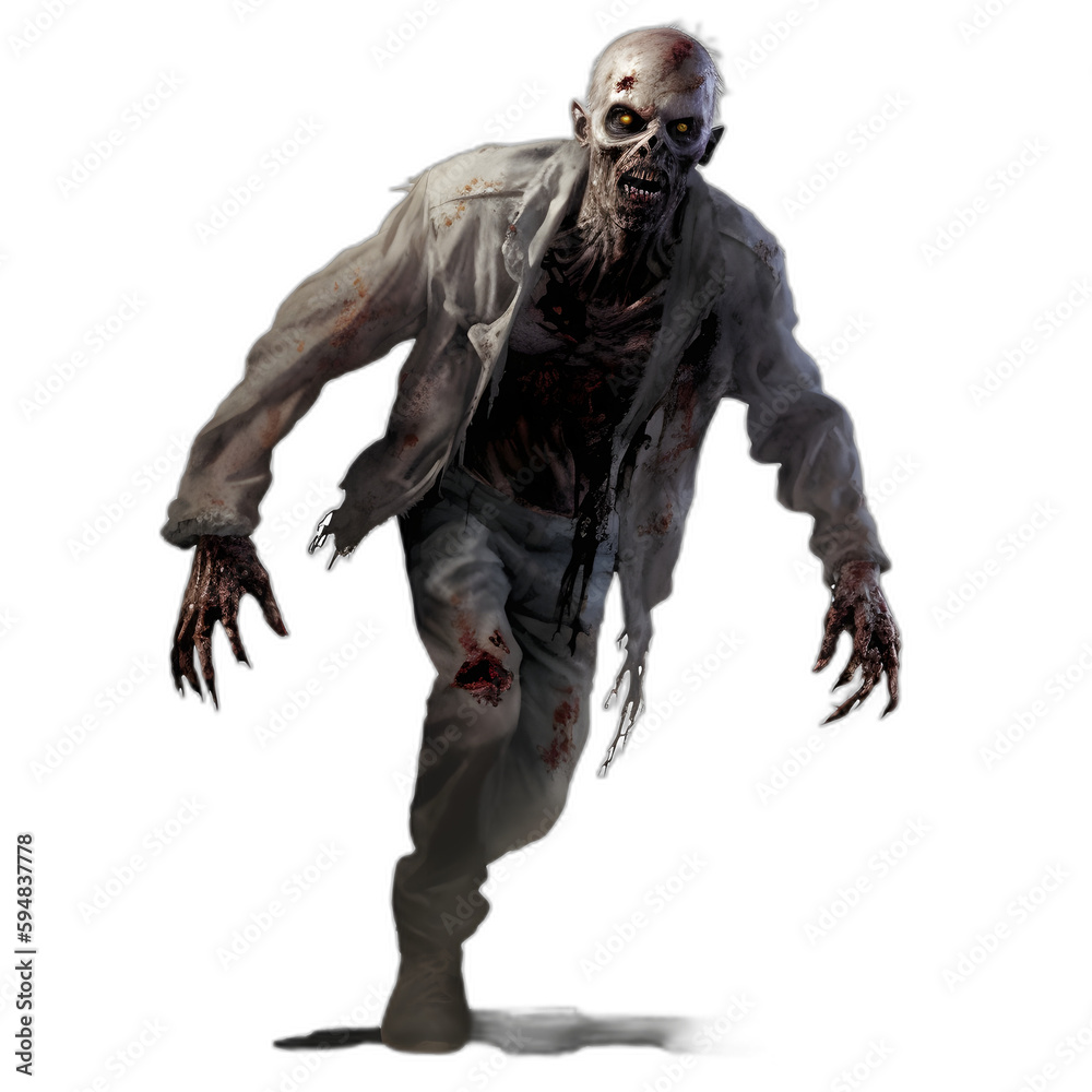 Fototapeta premium zombie from the walking dead series