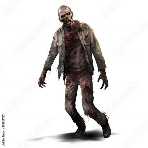 zombie from the walking dead series