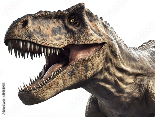 tyrannosaurus rex dinosaur isolated © Abi