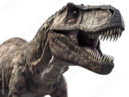 tyrannosaurus rex dinosaur isolated