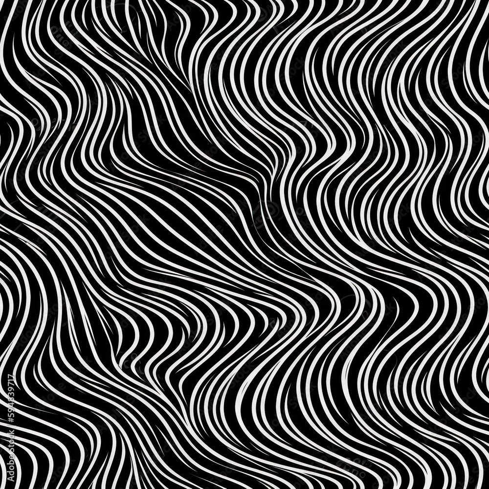 black and white seamless pattern