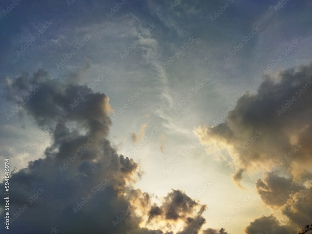 clouds at sunset