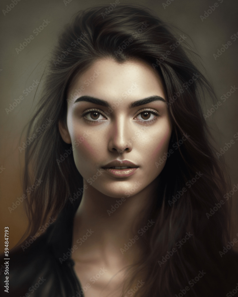 A portrait of a beautiful woman A portrait of a beautiful woman