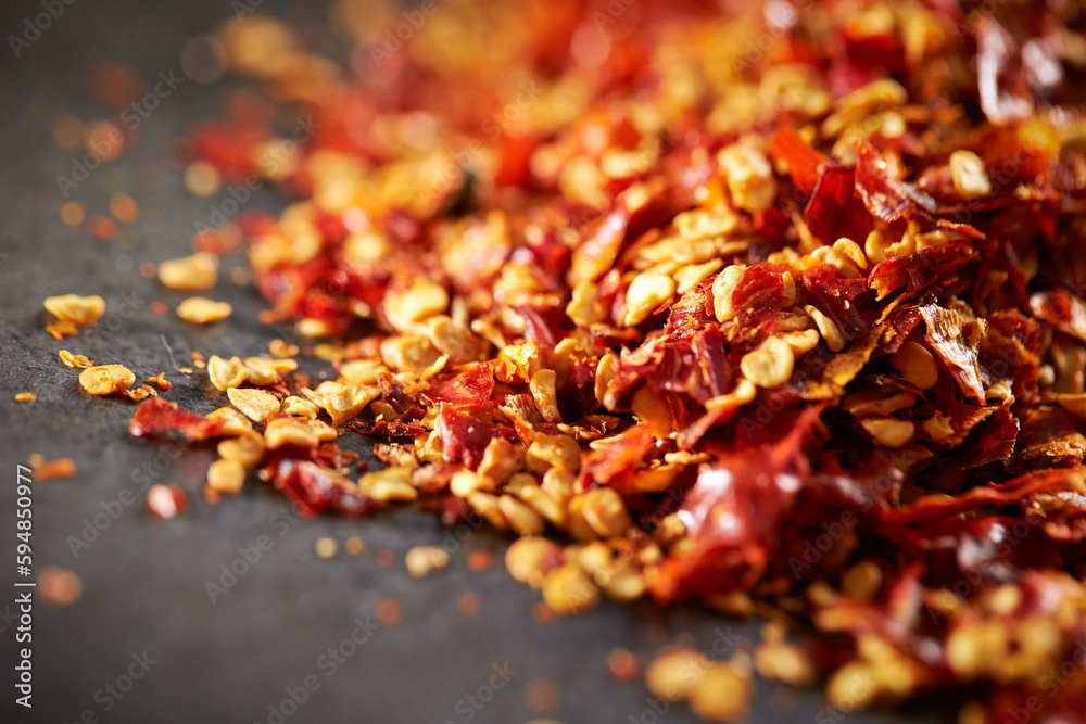 close up of dried pepper