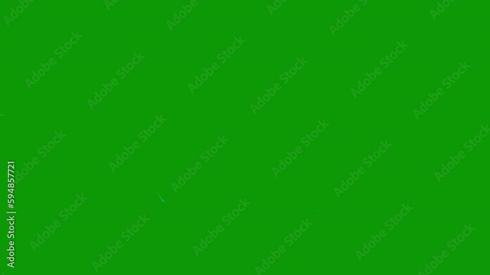 Cartoon Energy explosion on a green screen. Cartoon FX explosion with key color. 4K video