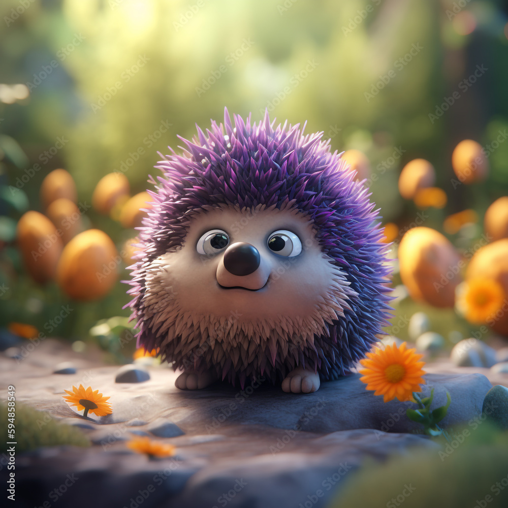hedgehog in the woods hedgehog in the woods