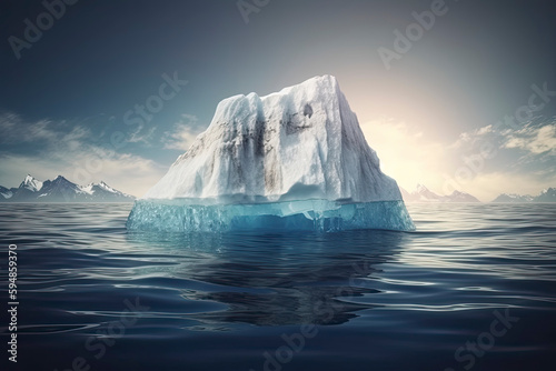 Iceberg - Hidden Danger And Global Warming Concept © rufous