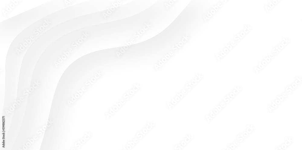 White background with waves. White gray satin texture background. White background with waves. White gray satin texture background.
