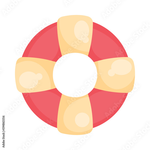 Colorful lifebuoy design